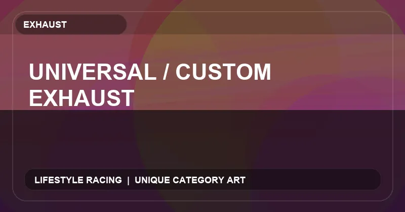 Universal / Custom Exhaust